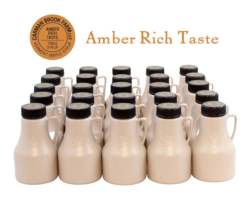 Amber Rich Taste grade of maple syrup for favors.