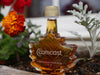 Brand your business by engraving your business logo and message on a maple leaf bottle filled with Vermont maple syrup.