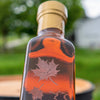 Etched with our logo maple leaves, this is an eye catching gift of pure maple syrup.
