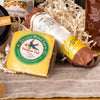 Picture of upgrades available with this product, Monti Verdi salumi and Stony Pond Farm Cheese.