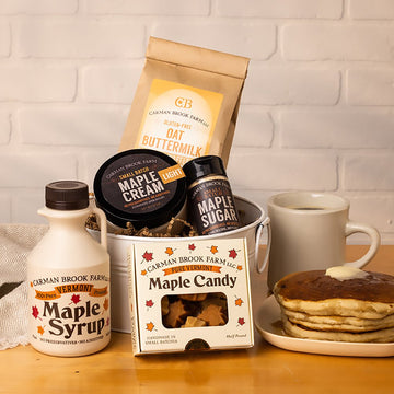 All gluten free items in this sweet morning breakfast gift basket.