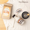 The first shipment includes a Carman Brook Farm t-shirt, buttermilk pancake mix, maple cream and a pint of golden delicate taste maple syrup.