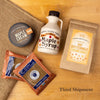 Gluten free cinnamon sugar cookies are even better with dark maple cream spread over the top. Try a darker more robust maple syrup grade for the third month on the pancake mix.