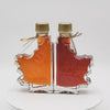 Two grades of maple syrup in a gift box make a stunning display.